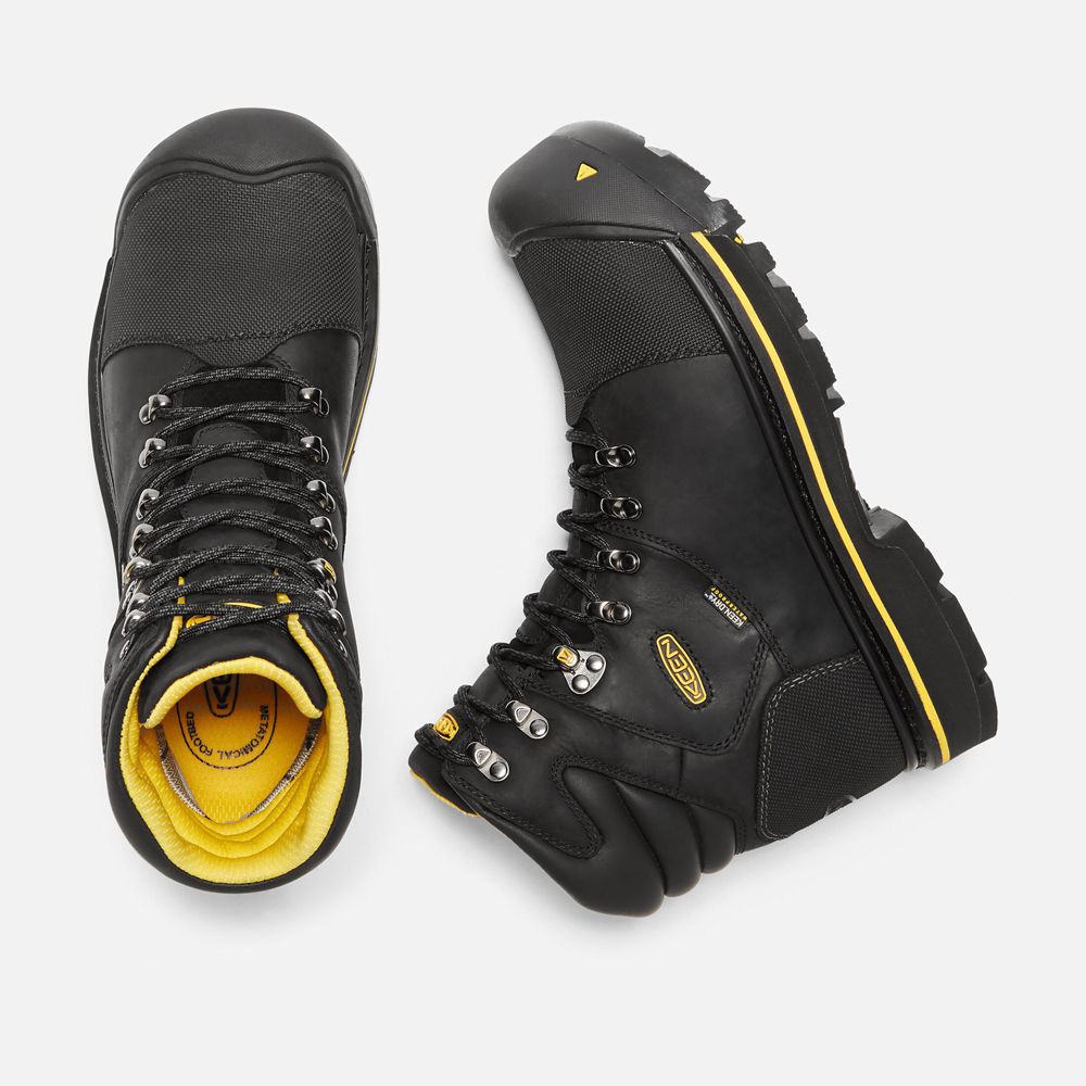 Keen Arbetskängor Herr Svarta - Milwaukee Waterproof (Steel Toe) - 853140HCF